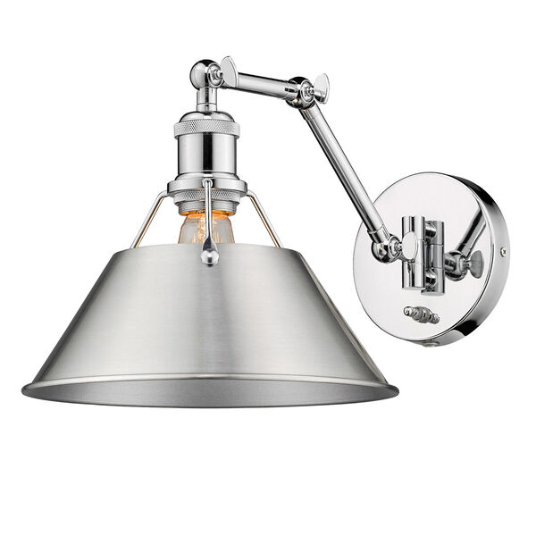 Orwell Chrome and Pewter One-Light Wall Sconce, image 5